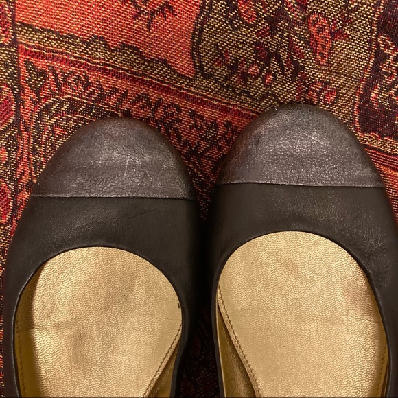 J. Crew 2 toned metallic flats size 6.5 - Picture 4 of 11